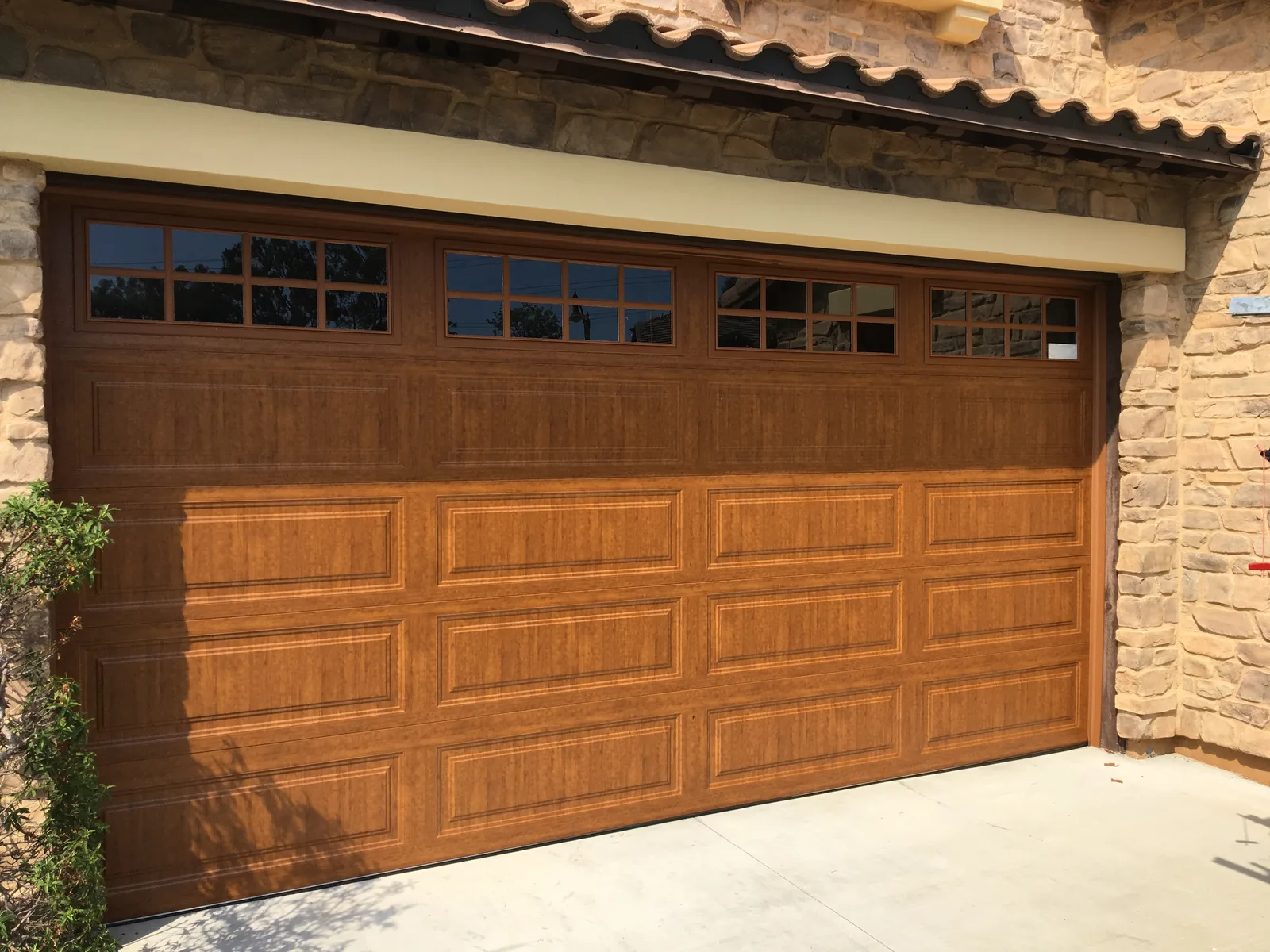Residential carriage house door installation in Escondido, CA