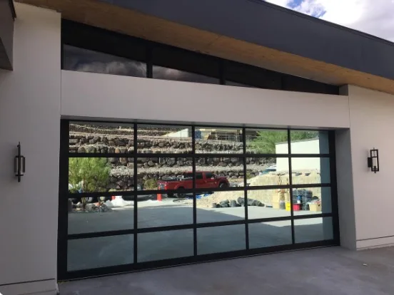 Custom garage door installation by Castle Garage Doors & Gates