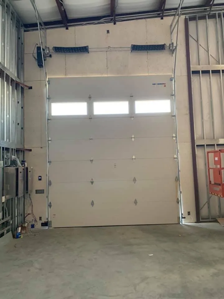 Modern contemporary garage door installation in Encinitas, CA