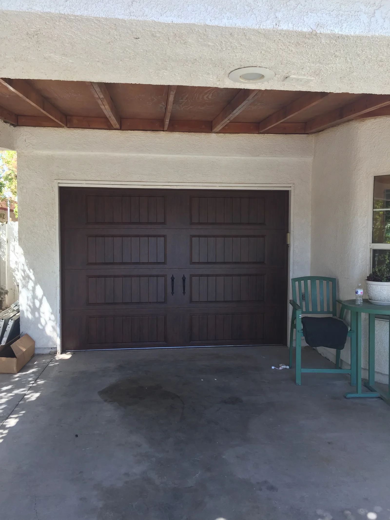 New garage door installation in Corona, CA