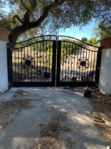 Custom swing gate installation in La Jolla, CA