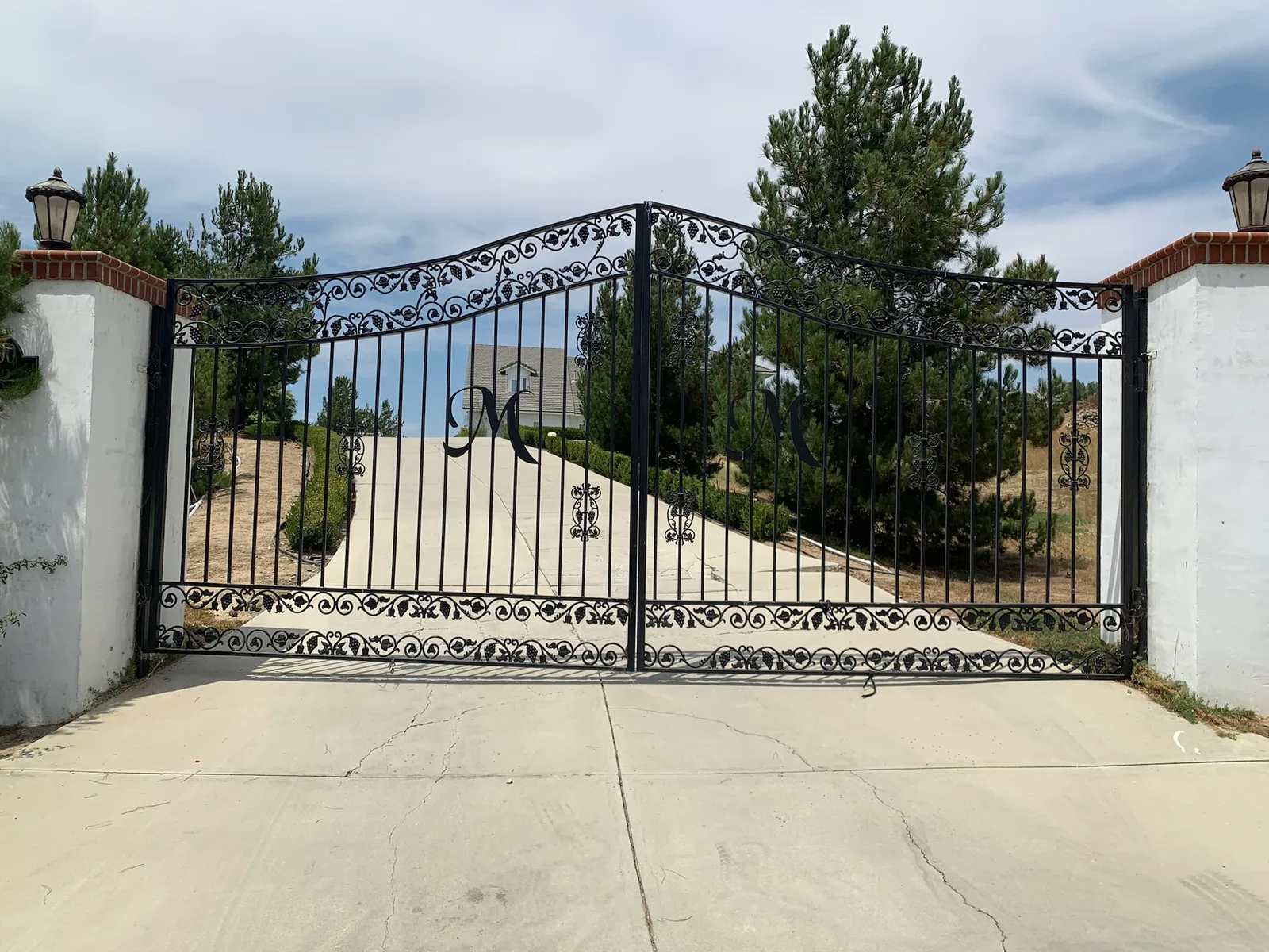Gate installation by Castle Garage Doors & Gates