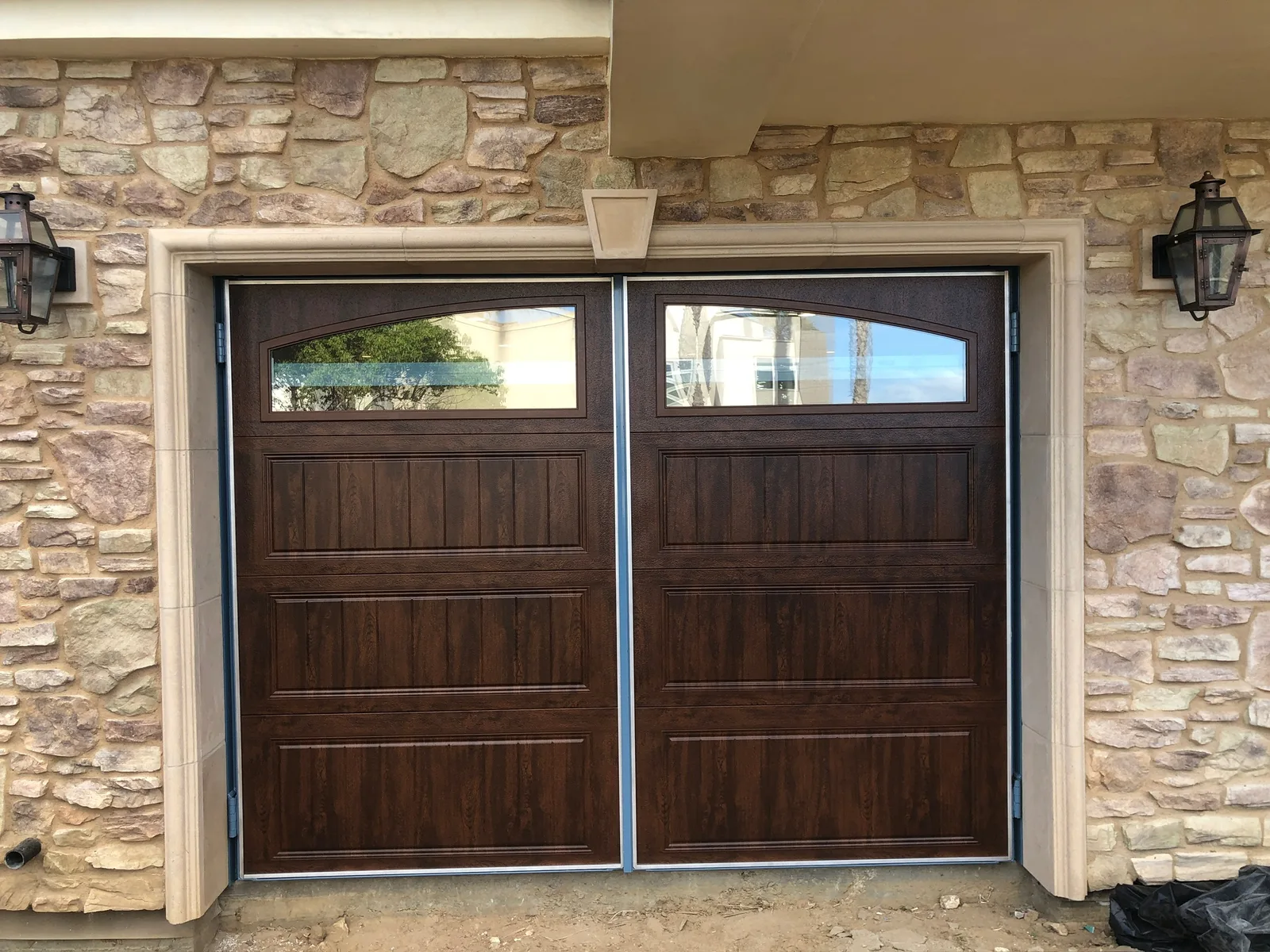 Custom driveway gate installation by Castle